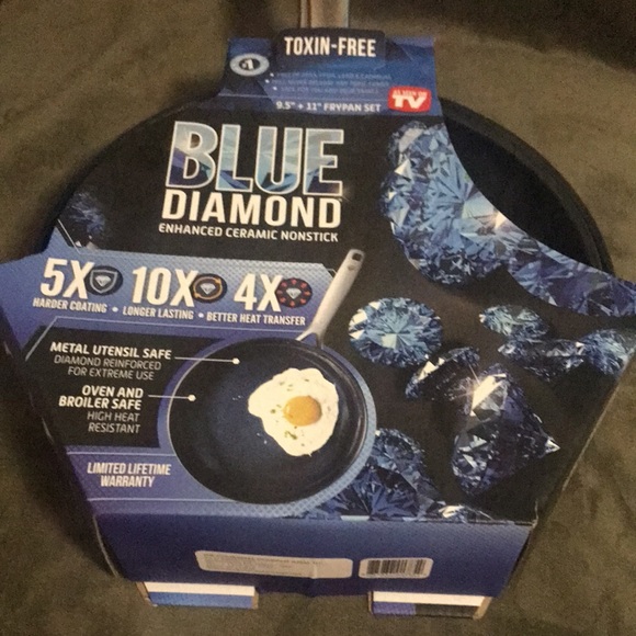 Blue Diamond Frypan Set - Picture 2 of 6